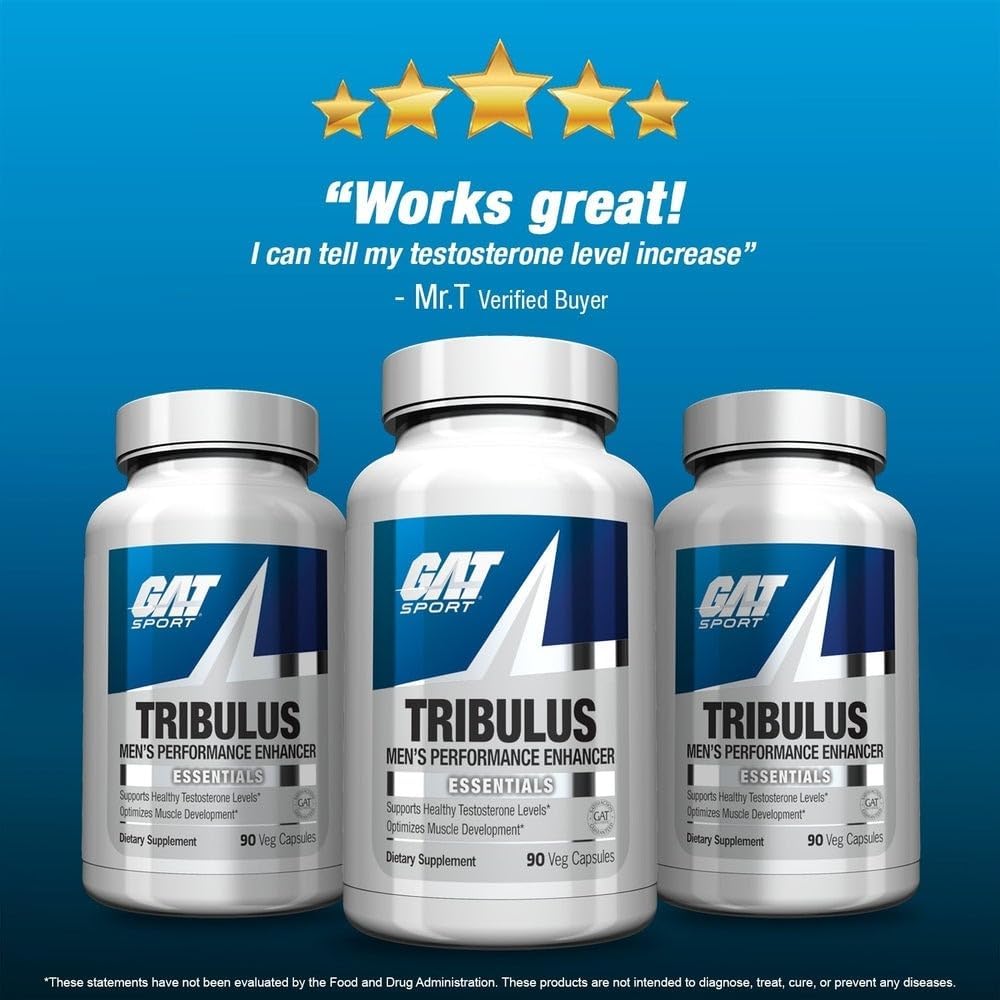 Gat Sport Tribulus Terrestris - 90 Vegan Capsules - 90 Servings - Egypt