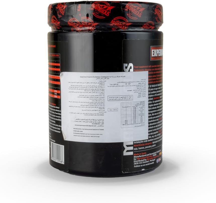 Marvelous – Experiment Powerful pre workout 30 servings | Fruit bunch - Egypt