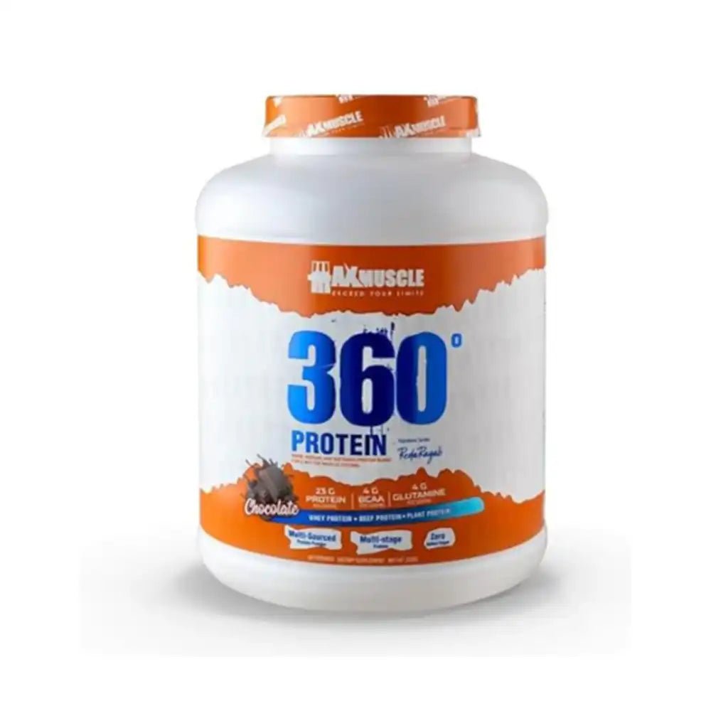 Max Muscle Reda Ragab Signature Chocolate Flavor 360 Protein Powder 2100 g - Egypt