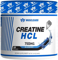Muscle Add Creatine HCL - Blue Berry - 120 Servings - Egypt