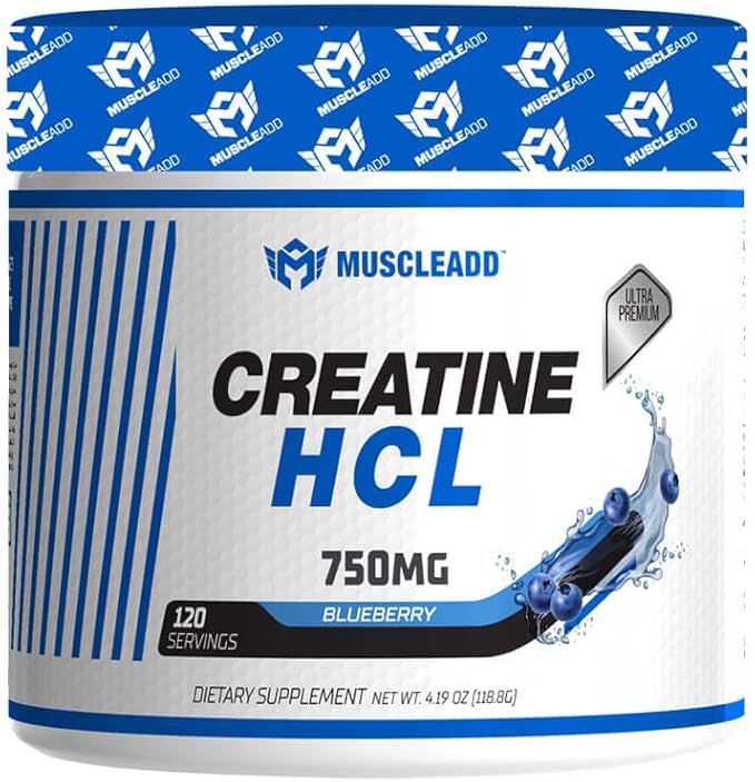 Muscle Add Creatine HCL - Blue Berry - 120 Servings - Egypt