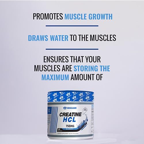 Muscle Add Creatine HCL - Blue Berry - 120 Servings - Egypt