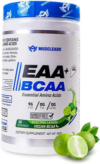 Muscle Add EAA+BCAA Amino Acid Supplement - Electric Lemon - 390g - Egypt