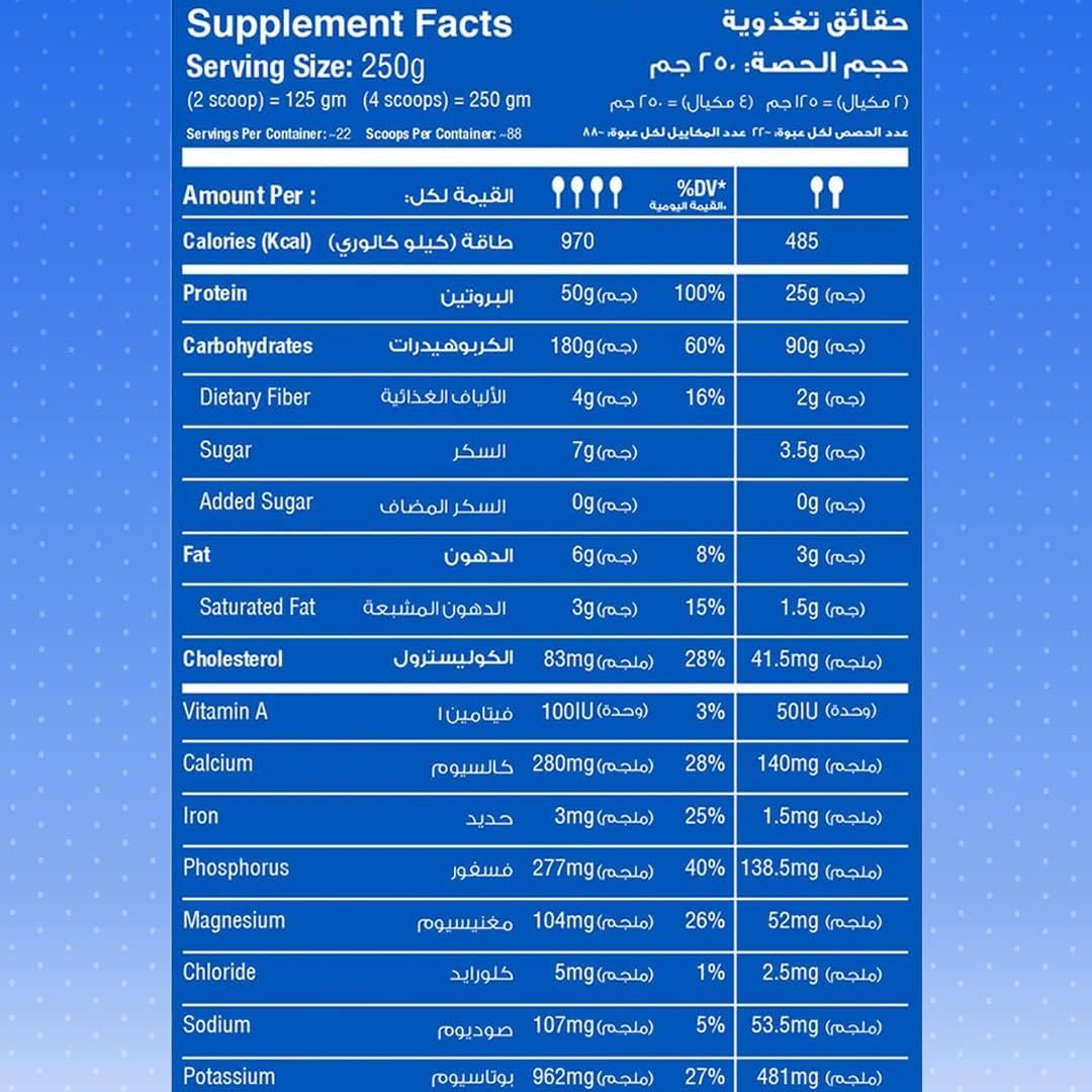 Muscle Add Gain Add High Protein Mass Gainer - Strawberry Milkshake - 5.44kg - Egypt