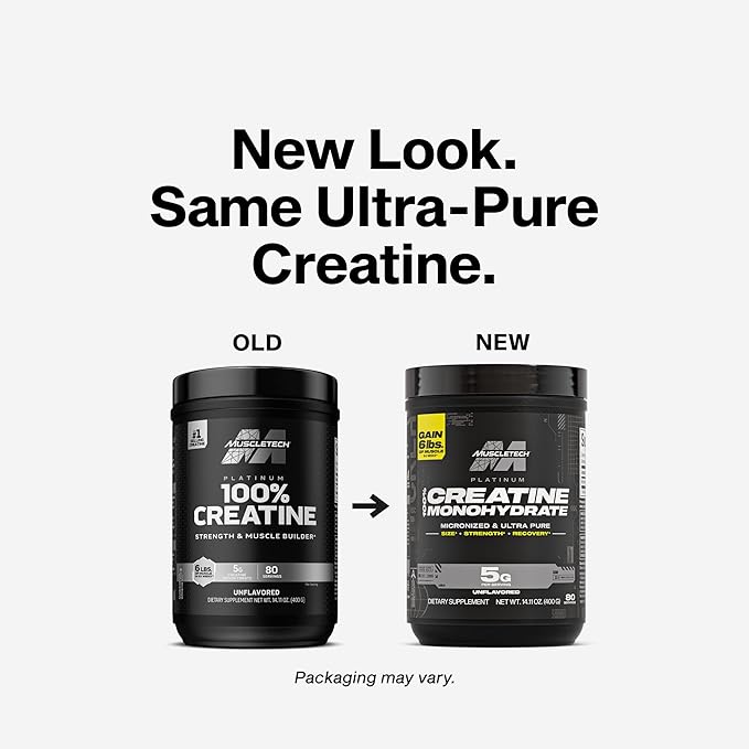 MuscleTech Platinum 100% Creatine Monohydrate - 400g - Egypt