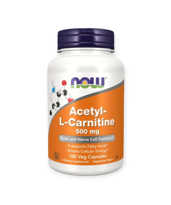 Now Foods Acetyl - L - Carnitine 500 mg - Egypt