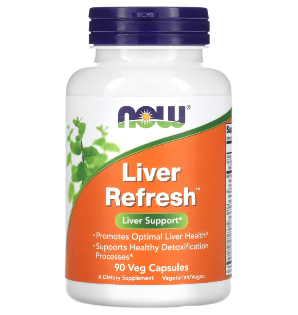 Now Foods Liver Refresh 90 Capsules - Egypt