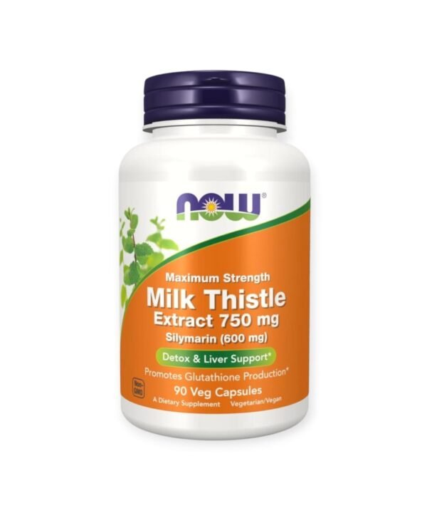 Now Foods Milk Thistle Extract 750 mg Silymarin (600 mg), Maximum Strength - Egypt