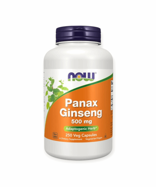 Now Foods Panax Ginseng 500 mg Veg Capsules - Egypt