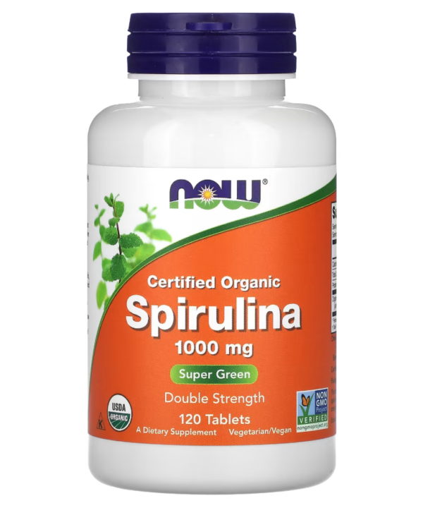 Now Foods Organic Spirulina 1000mg