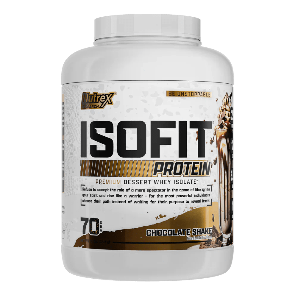Nutrex Research IsoFit 100% Whey Isolate - 5 lbs | 70 Servings - Egypt