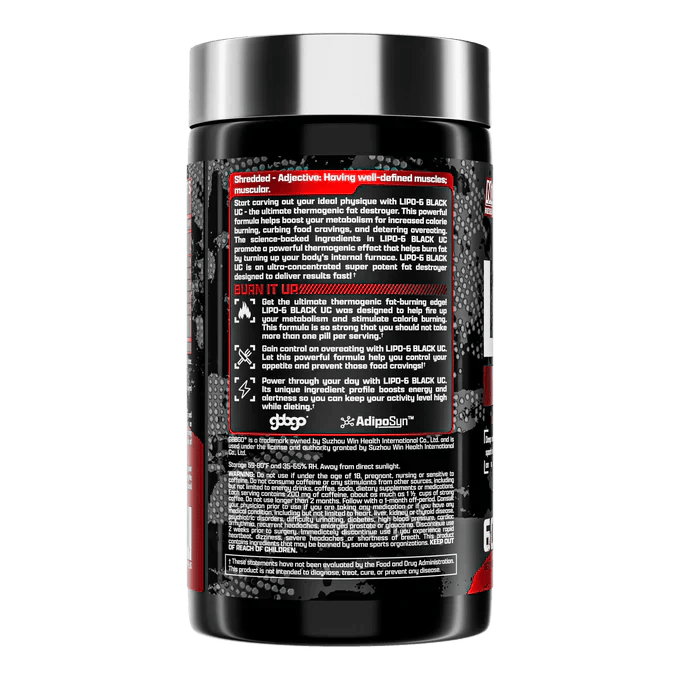 Nutrex Research LIPO - 6 BLACK Ultra Concentrate 60 Capsules - Egypt
