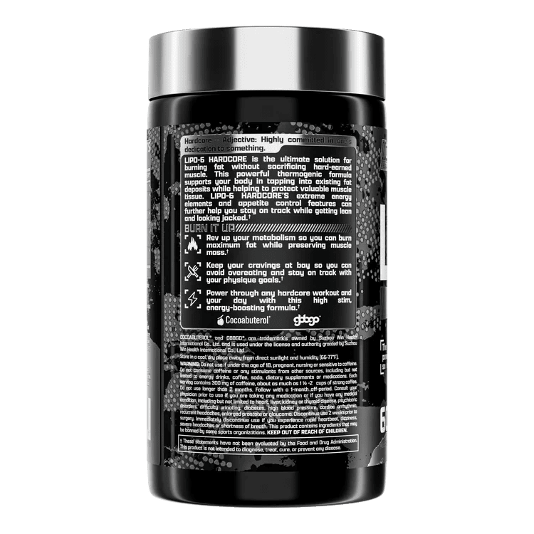 Nutrex Research Lipo - 6 Hardcore 60 Capsules - Egypt