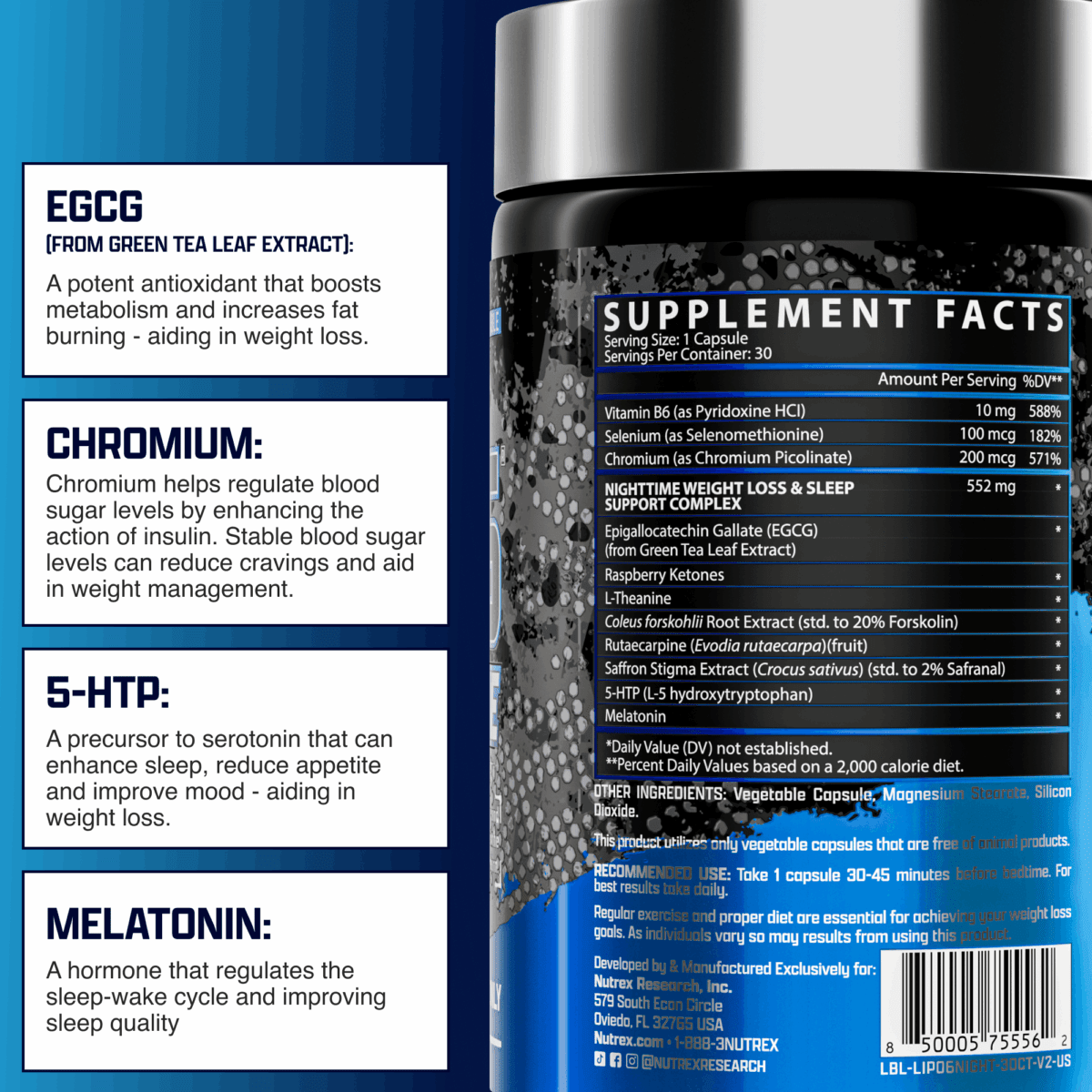 Nutrex Research Lipo - 6 Nighttime - Egypt
