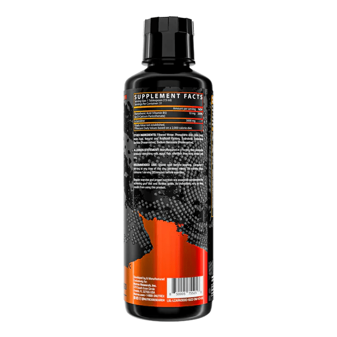 Nutrex Research Liquid L - Carnitine 3000 mg - Egypt