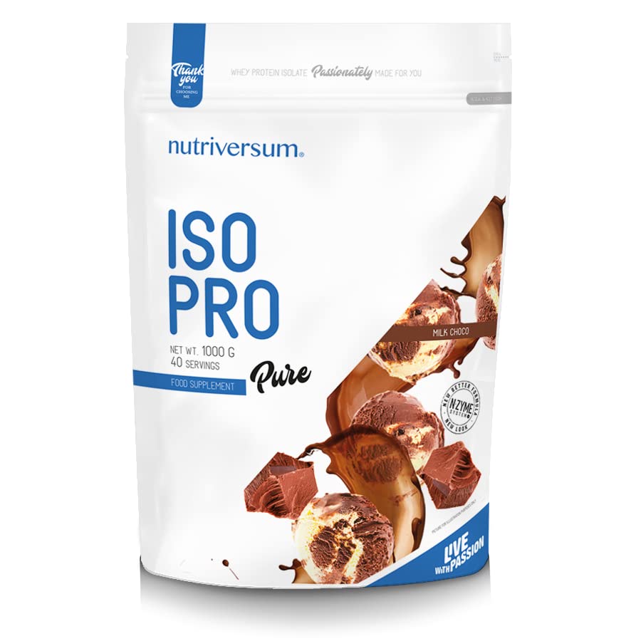 Nutriversum Iso Pro Pure 100% Whey Protein Isolate - Chocolate, 1kg - Egypt