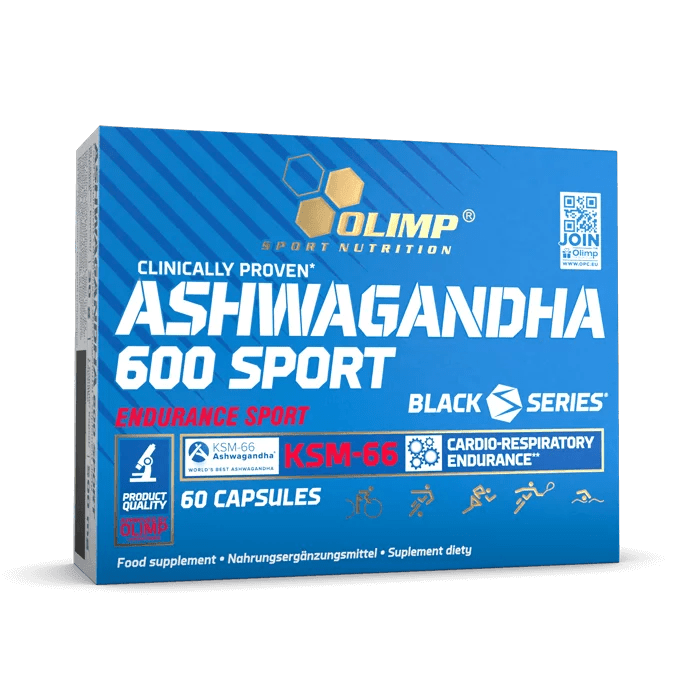 Olimp Ashwagandha 600 Sport - KSM - 66 Extract - 60 Capsules - Egypt