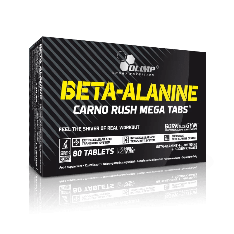 Olimp Beta - Alanine Carno Rush - Muscle Endurance Support - Neutral - 80 Tablets - Egypt