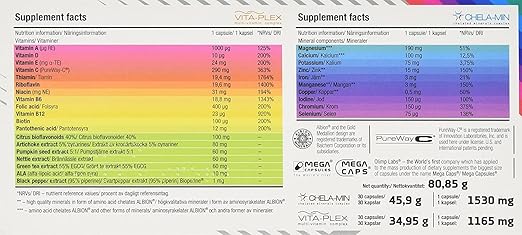 Olimp Sport Nutrition Vita - Min Multiple Sport - Multivitamin & Minerals - 60 Capsules - Egypt
