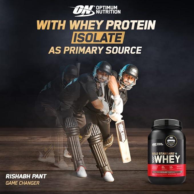 ON Gold Standard 100% Whey - Vanilla Ice Cream, 454g (14 Servings) - Egypt
