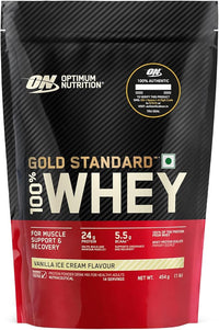ON Gold Standard 100% Whey - Vanilla Ice Cream, 454g (14 Servings) - Egypt