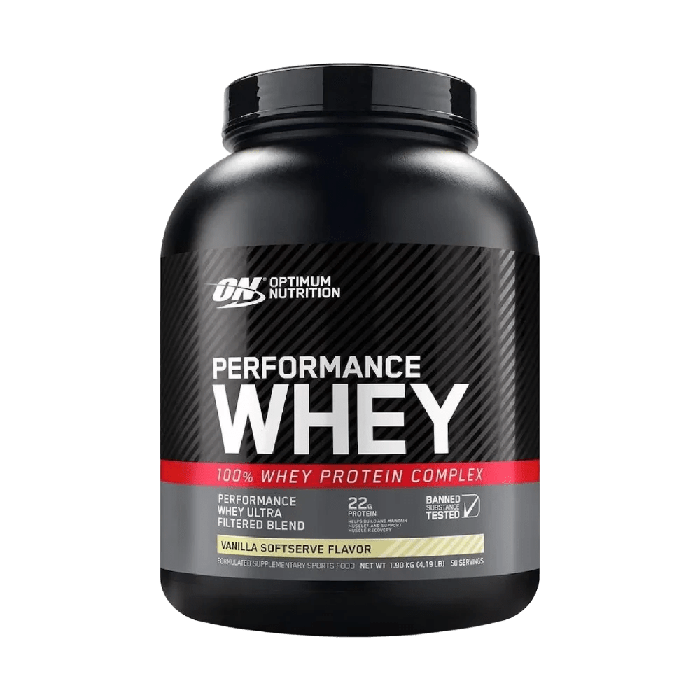 Optimum Nutrition Performance Whey Protein - Vanilla Soft Serve - 1.95kg - Egypt