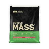 Optimum Nutrition Serious Mass Weight Gainer - Strawberry, 12 lbs - Egypt