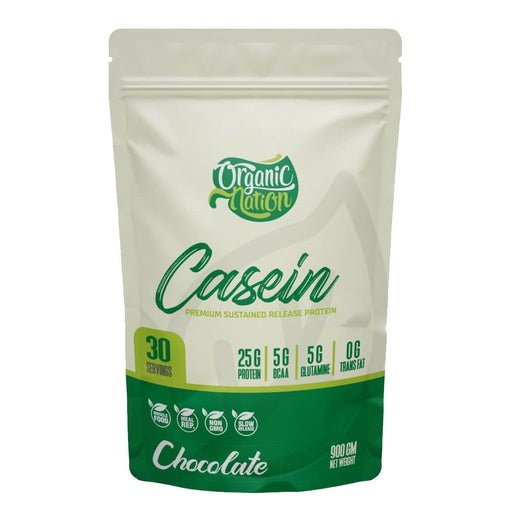 Organic Nation 100% Casein - 30Serv. - 900G - Chocolate - Egypt