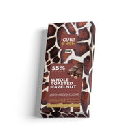 Organic Nation Guilt Free Chocolate Bar 130G - Hazelnut Chocolate - Egypt