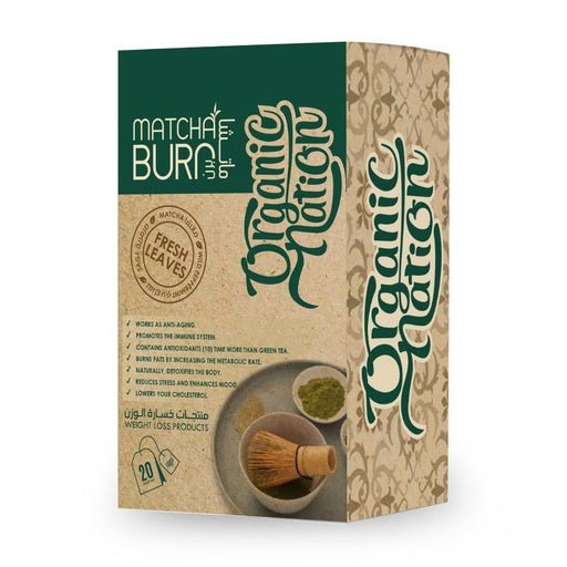 Organic Nation Matcha Burn - 20Serv. - 20Packs - Egypt