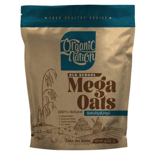 Organic Nation Mega Oats - 600G - Egypt