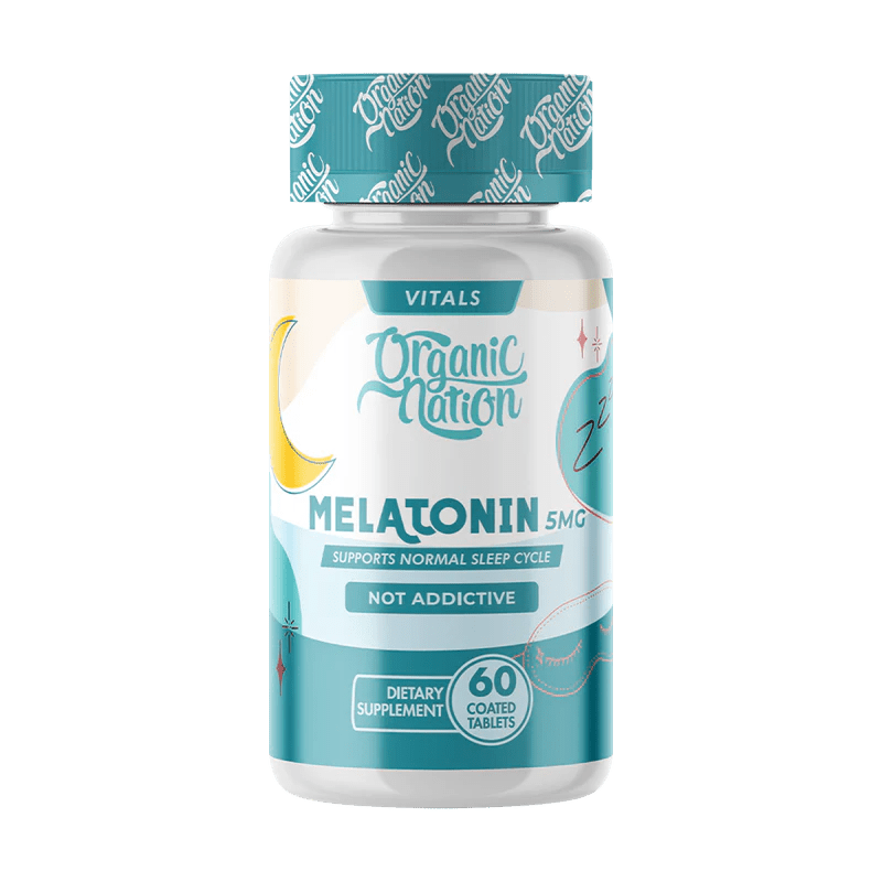 Organic Nation Melatonin 5mg - Sleep Support - 60 Tablets - Egypt