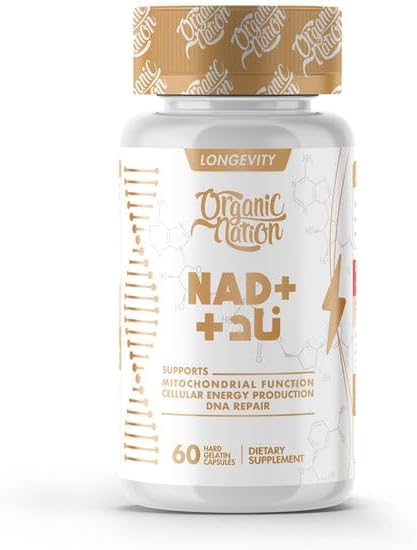 Organic Nation NAD+ Supplement - Cellular Energy, 60 Capsules - Egypt
