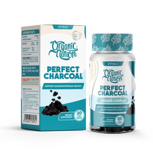 Organic Nation Perfect Charcoal - 30Serv. - 30Softgels - Egypt