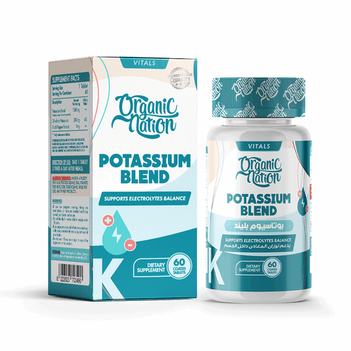 Organic Nation Potassium Blend - 60 Tablets - Egypt