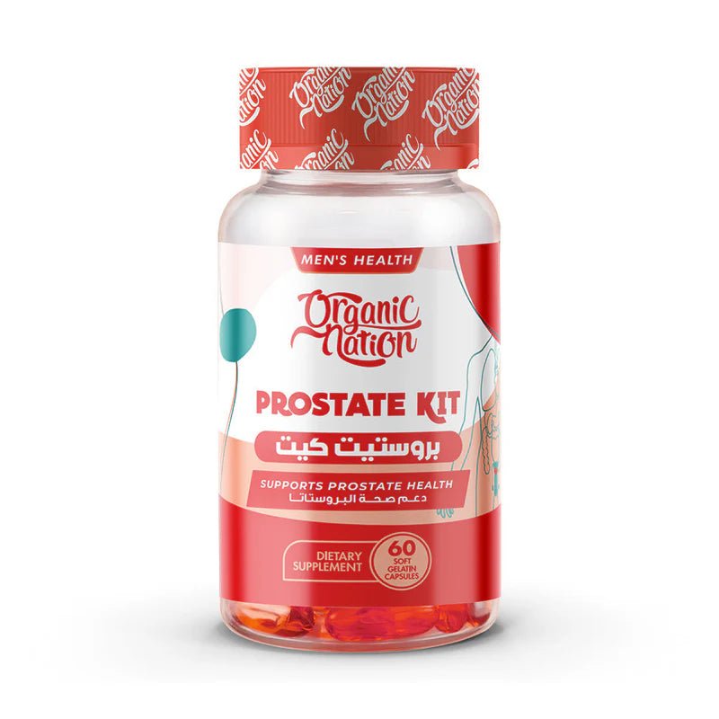 Organic Nation Prostate Kit - Advanced Prostate & Urinary Support - 60 Softgels - Egypt