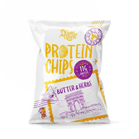 Organic Nation Protein Chips - 70G. - Butter & Herbs - Egypt