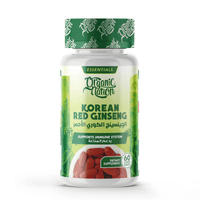 Organic Nation Red Korean Ginseng - Vitality & Energy Support - 60 Tablets - Egypt
