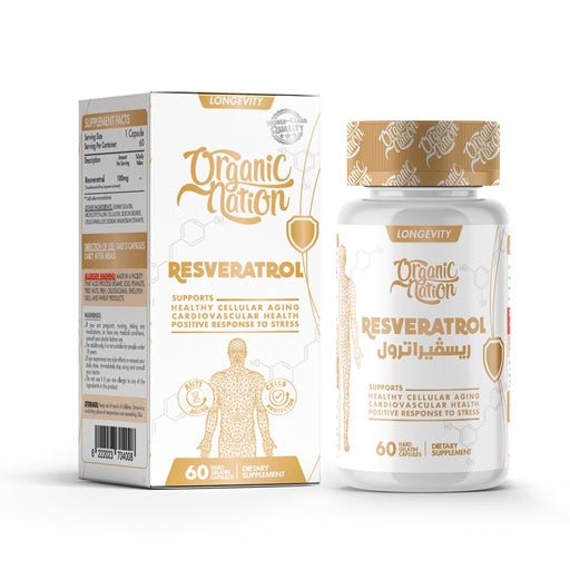 Organic Nation Resveratrol - Antioxidant & Heart Support, 60 Capsules - Egypt