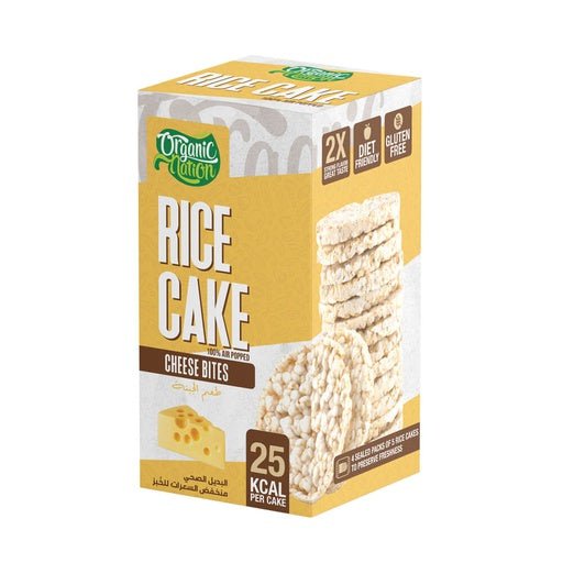 Organic Nation Rice Cake - 20Pices - 120G. - Cheese Bites - Egypt