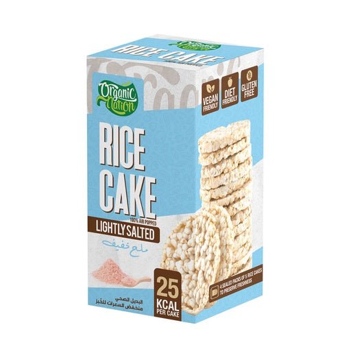 Organic Nation Rice Cake - 20Pices - 120G. - Lightly Salted - Egypt