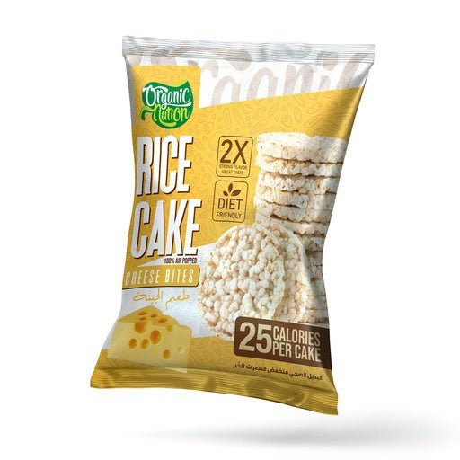 Organic Nation Rice Cake - 5Pices. - 20Gm. - Cheese Bites - Egypt