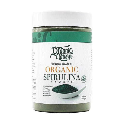 Organic Nation Spirulina Powder - 200G - Egypt