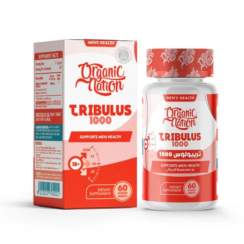 Organic Nation Tribulus Terrestris 1000mg - 60 Tablets - Egypt