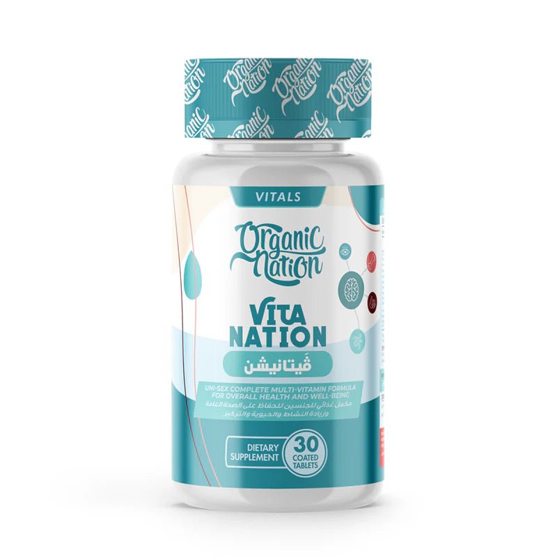 Organic Nation Vitamin Nation Multivitamin - 30 Tablets - Egypt