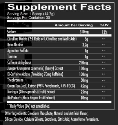 Redcon1 Total War Pre - Workout - Strawberry Mango - 30 Servings - Egypt