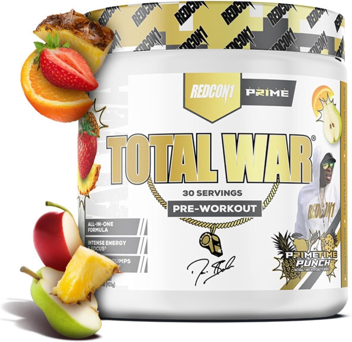 Redcon1 Total War Pre - Workout - Time Punch - 30 Servings - Egypt