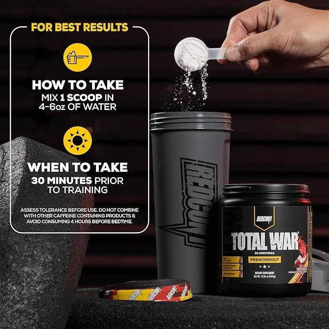 Redcon1 Total War Pre - Workout - Vice City - 30 Servings - Egypt