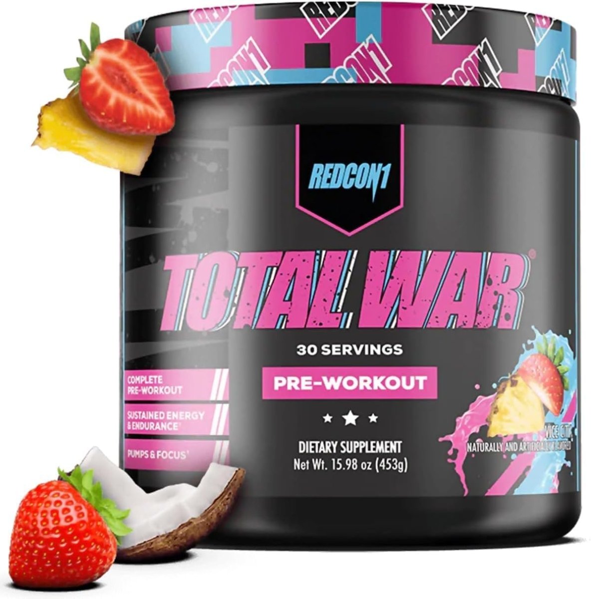 Redcon1 Total War Pre - Workout - Vice City - 30 Servings - Egypt