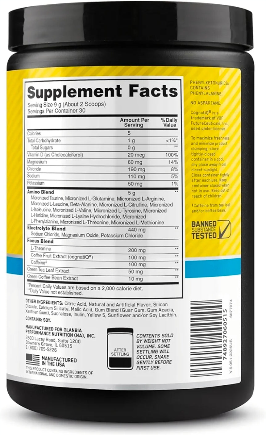 Optimum Nutrition Essential Amino Energy + Hydration - Pineapple Twist - 30 Servings